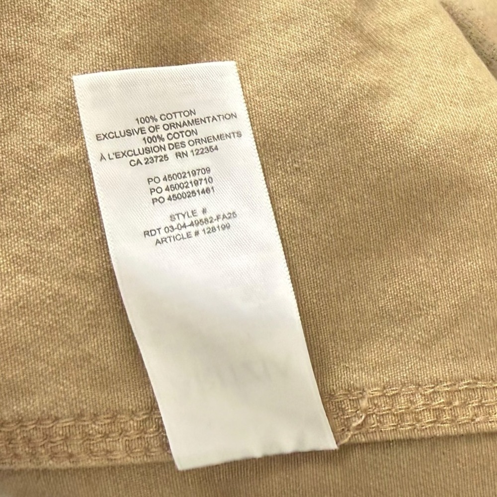 TNA Aritzia Chore Jacket Cotton Twill Utility Barnett Corduroy Collar Medium - Picture 10 of 10